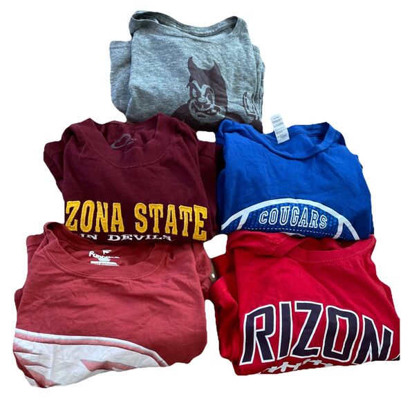 Fanatics Other - Arizona sports Shirts Bundle Graphic Tees Lot Of 5 Size Large NFL ASU